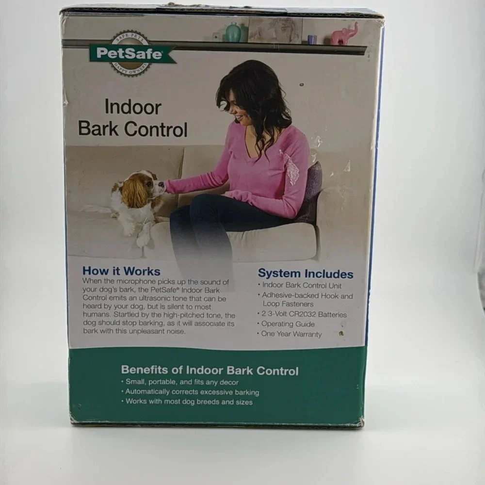 NWT PETSAFE Indoor Dog Bark Control Ultrasonic Correction All Sizes